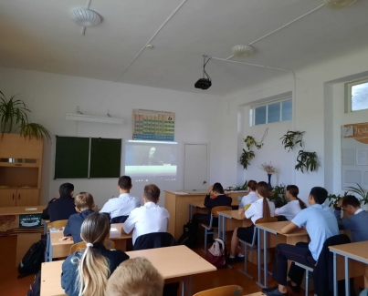 В рамках Всероссийского проекта "Киноуроки в школах России"